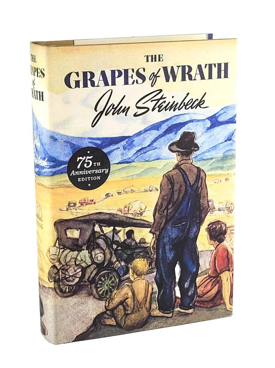 THE GRAPES OF WRATH John Steinbeck 75th Anniversary Hardcover Edition *New*