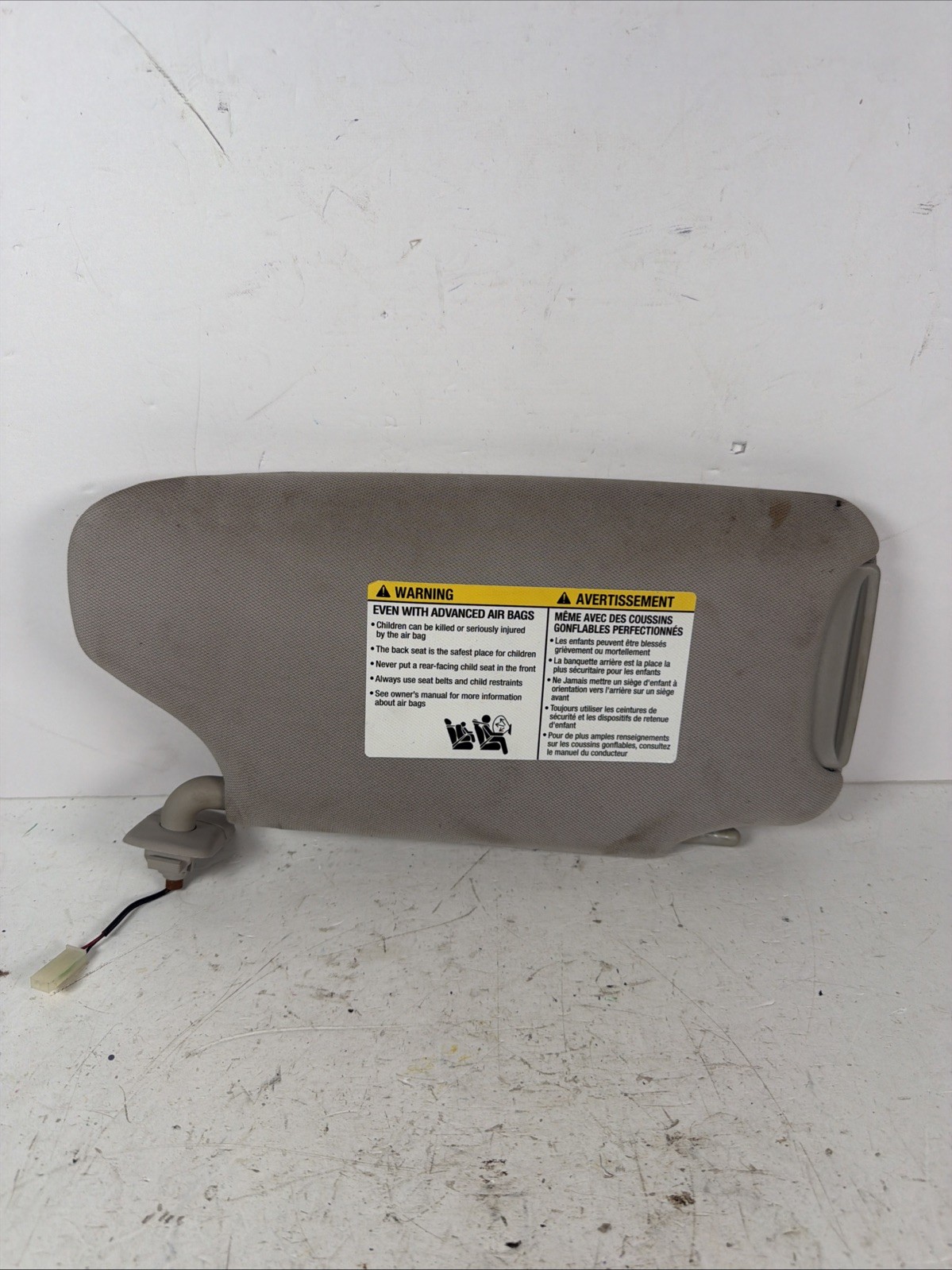 2007-2013 Nissan Altima Sun Visor Left Driver LH Side COUPE Illuminated OEM