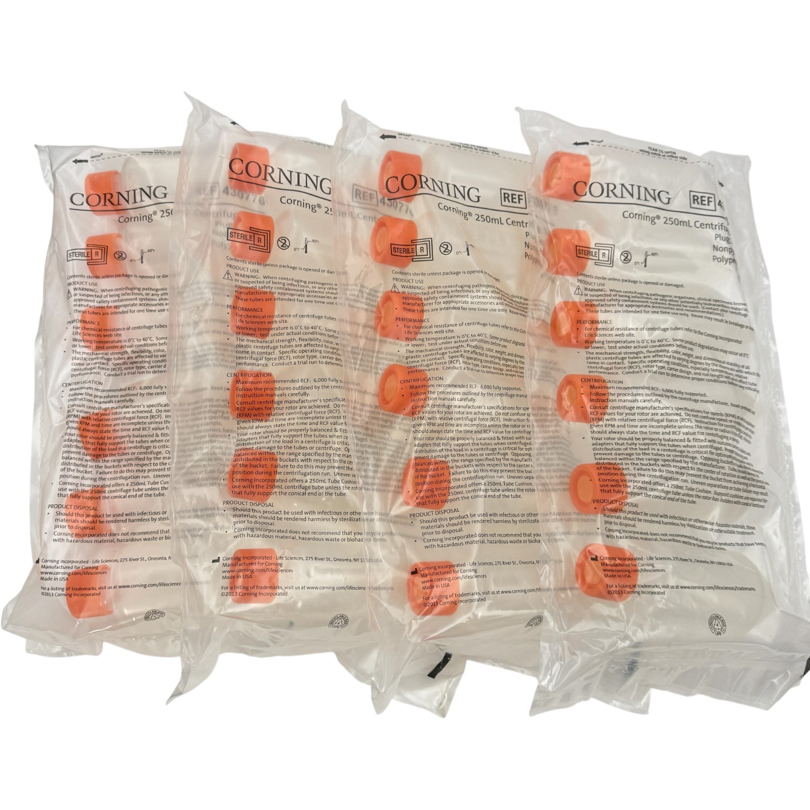 Corning 430776 Centrifuge Tube  250ml 4x6 24 PCS TUBE