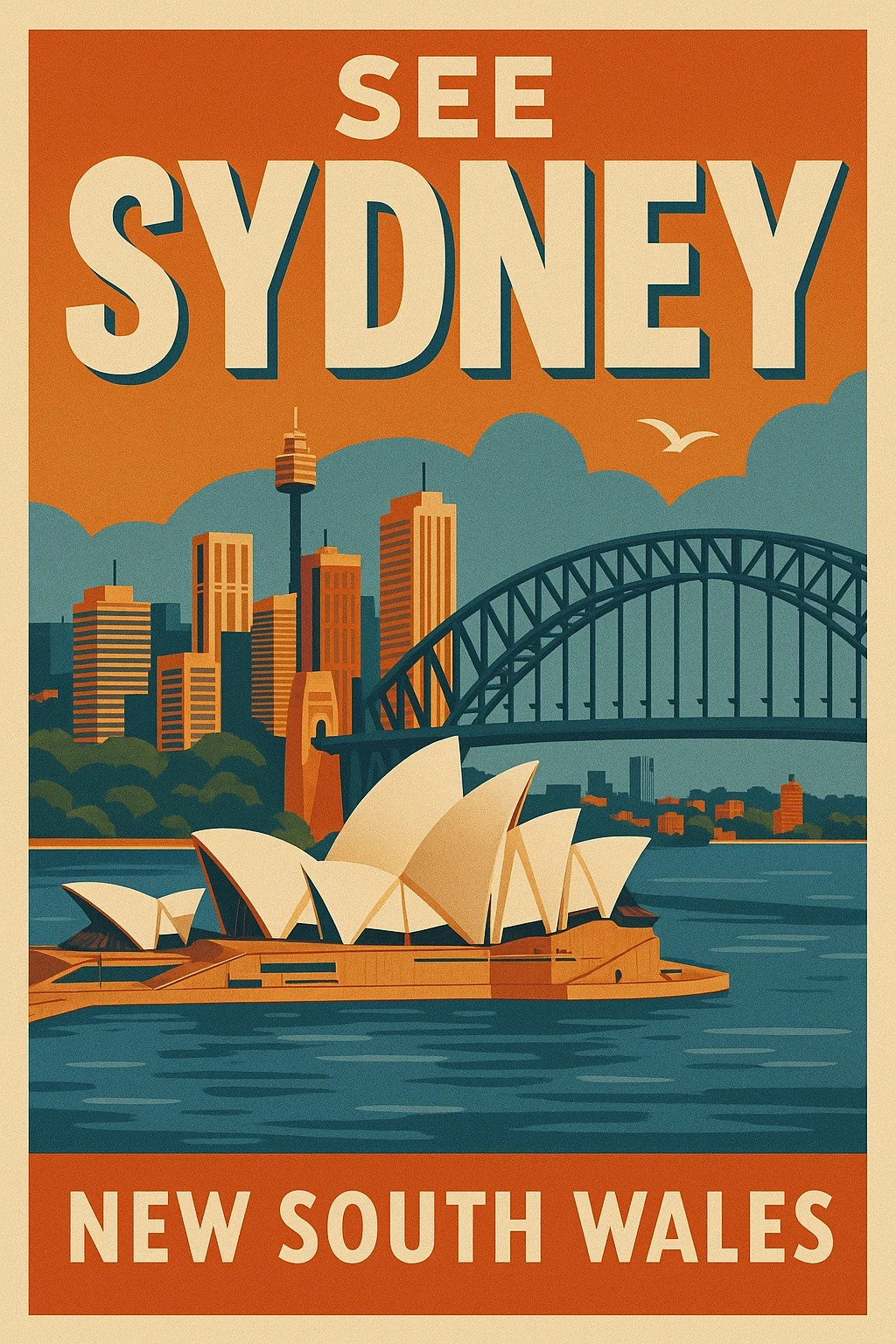 See Sydney New South Wales POSTER 20X30 See Sydney New South Wales POSTER 20X30