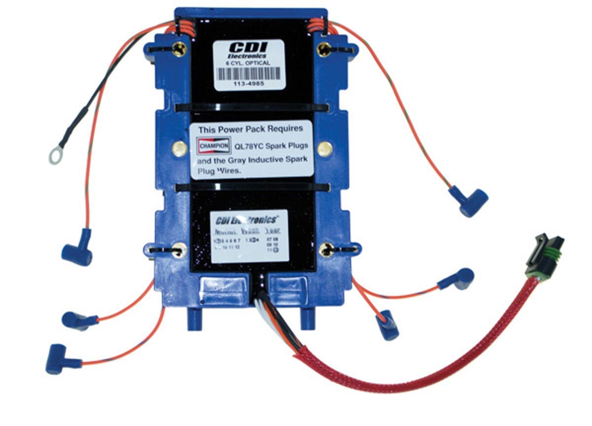 CDI Power Pack for Johnson / Evinrude 150 / 175 Hp 6 Cyl 60 Degree 93-06 CDI Power Pack for Johnson / Evinrude 150 / 175 Hp 6 Cyl 60 Degree 93-06