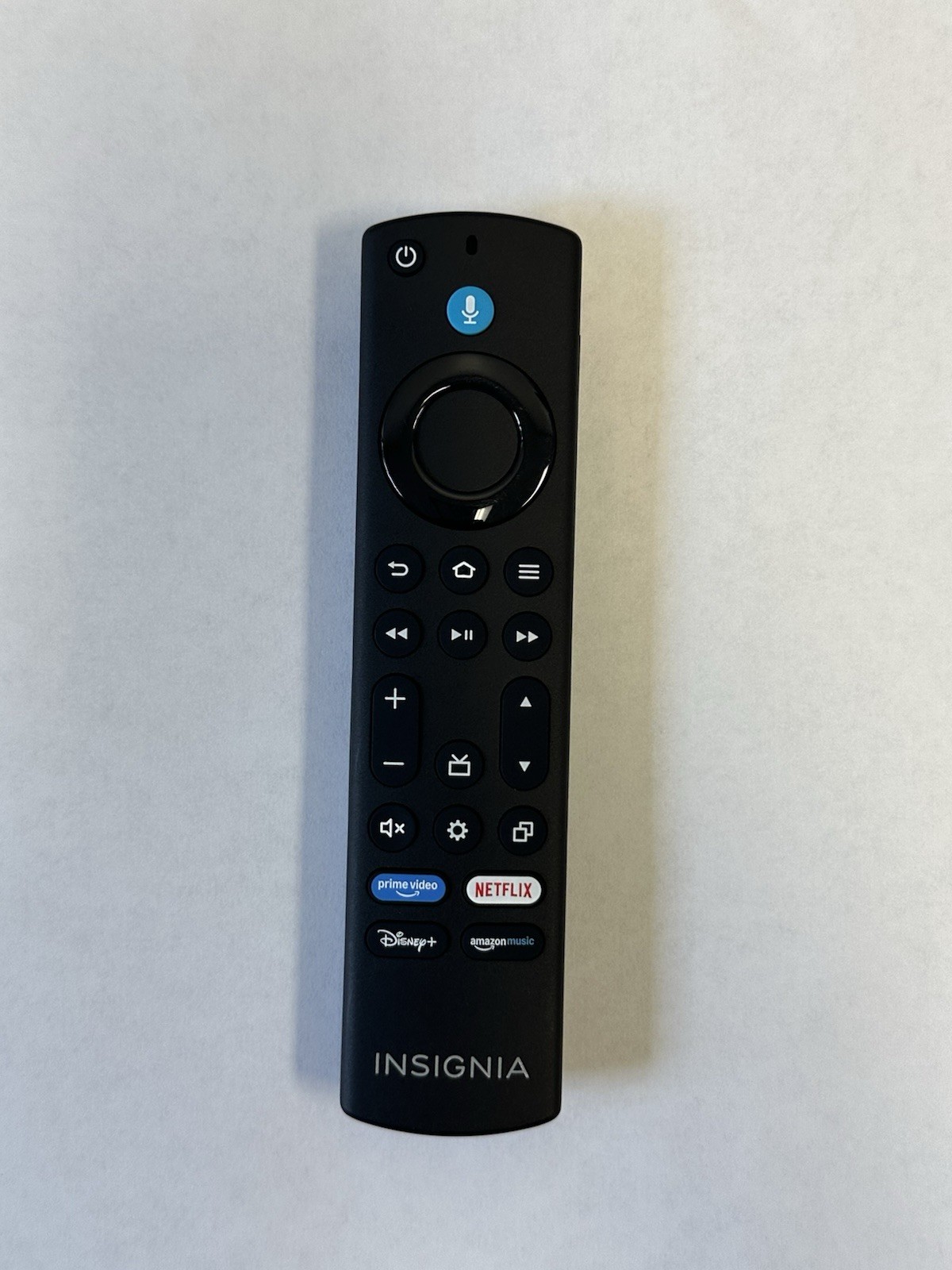 Insignia fire tv remote control NS-RCFNA-21 Rev H Netflix Prime W/Mic Original