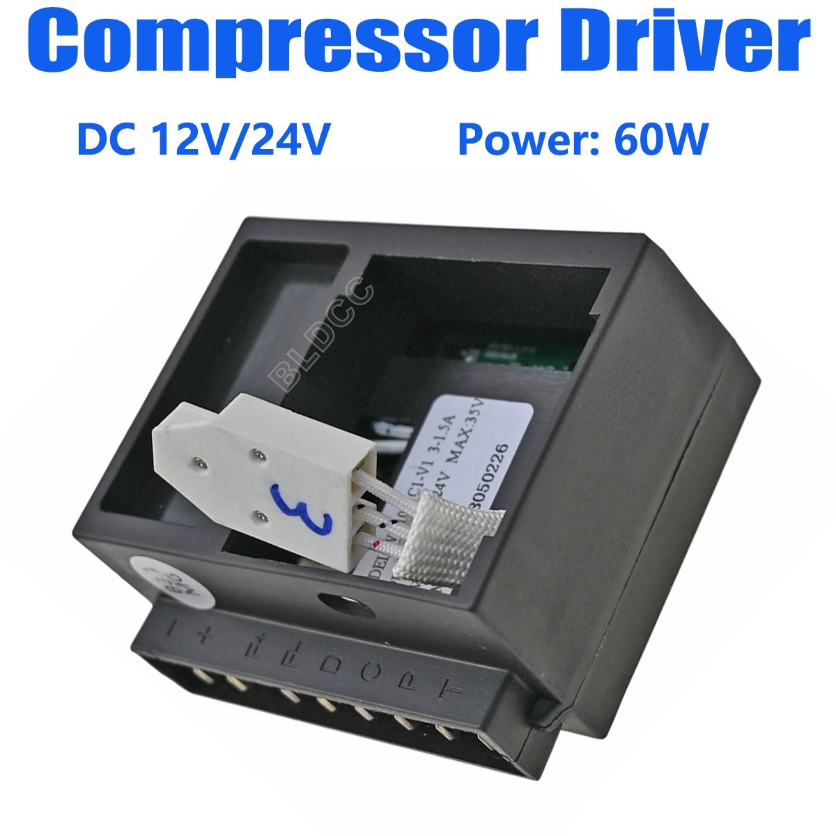 Vehicle Refrigerator 60W Variable Frequency Compressor Driver ZY-CC60DC12/24V-B3