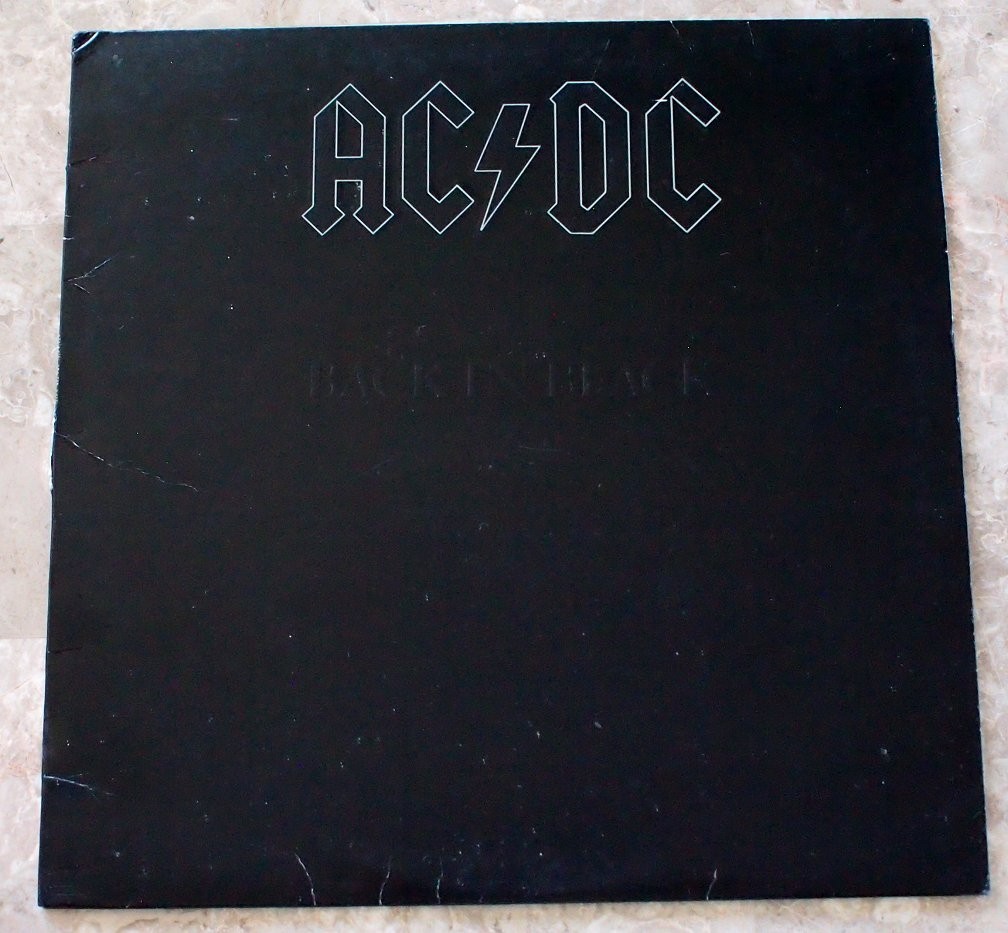 AC/DC Back In Black 1980 LP Vinyl EX Original MASTERDISK RL SD 16018