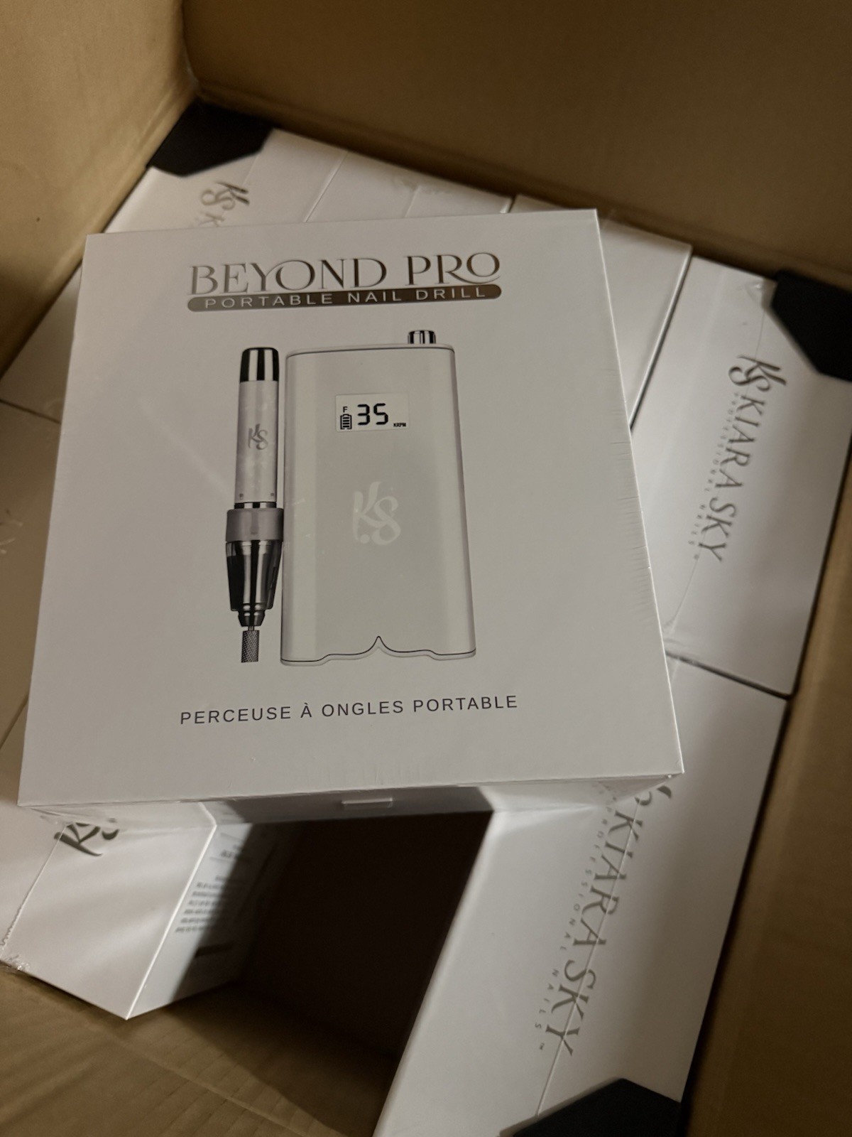 Kiara Sky Beyond Pro Nail Drill Rechargeable Cordless White Kiara Sky Beyond Pro Nail Drill Rechargeable Cordless White