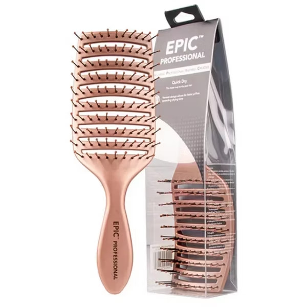 Wet Brush EPIC Professional Quick Dry Vented Hair Brush Rose Gold - New Wet Brush EPIC Professional Quick Dry Vented Hair Brush Rose Gold - New