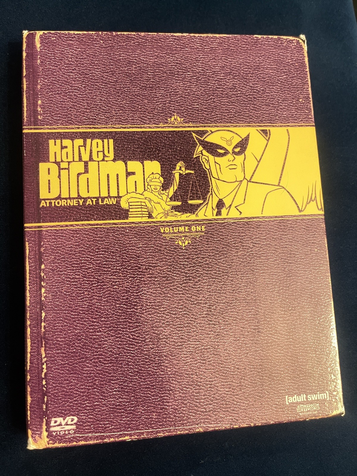 Harvey Birdman Attorney at Law Volume One DVD 2 Disc Adult Swim 2005 Complete Harvey Birdman Attorney at Law Volume One DVD 2 Disc Adult Swim 2005 Complete