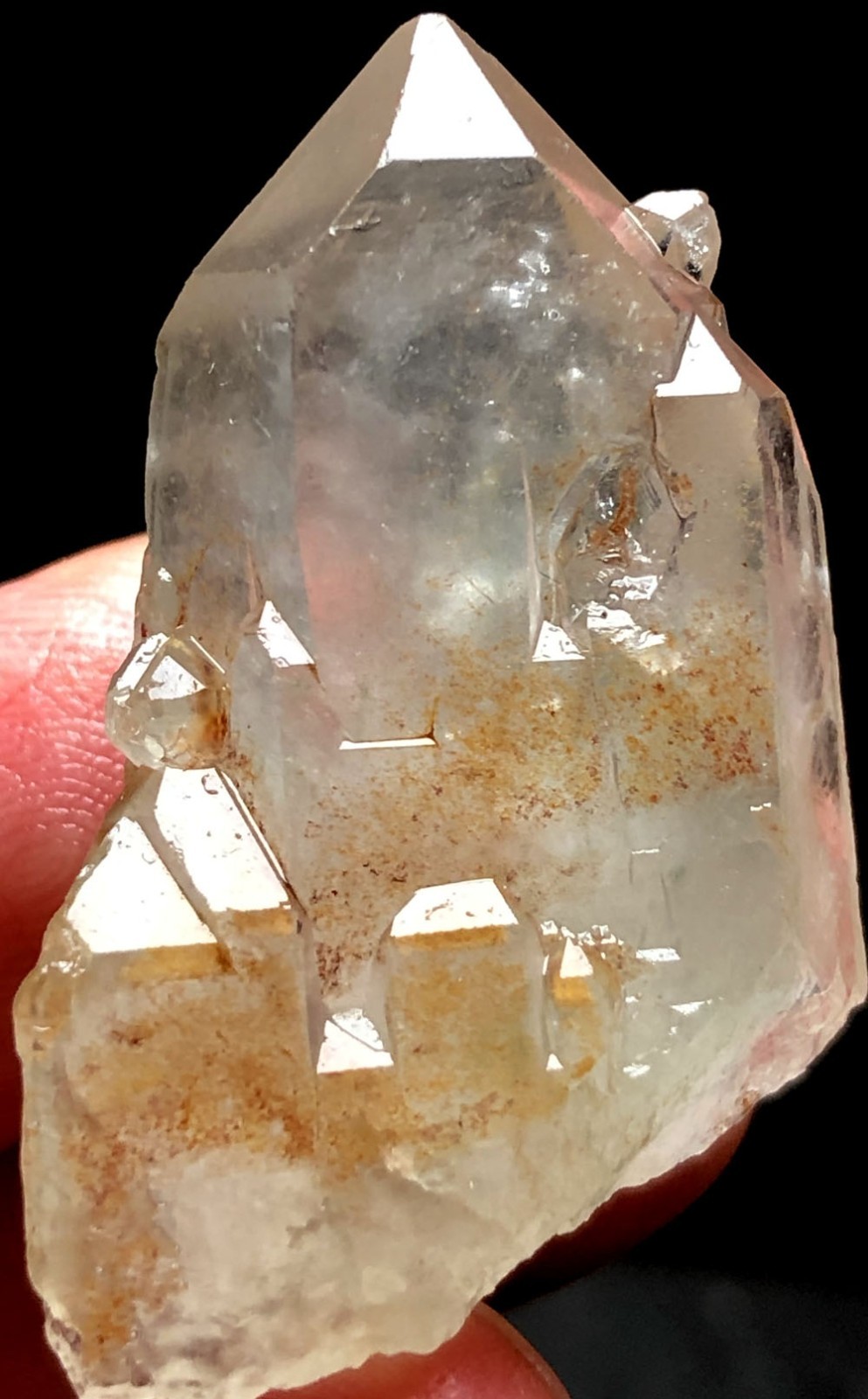 19g Himalayan RARE RAW Natural Lemurian Quartz Lemuria Crystal Point  t770