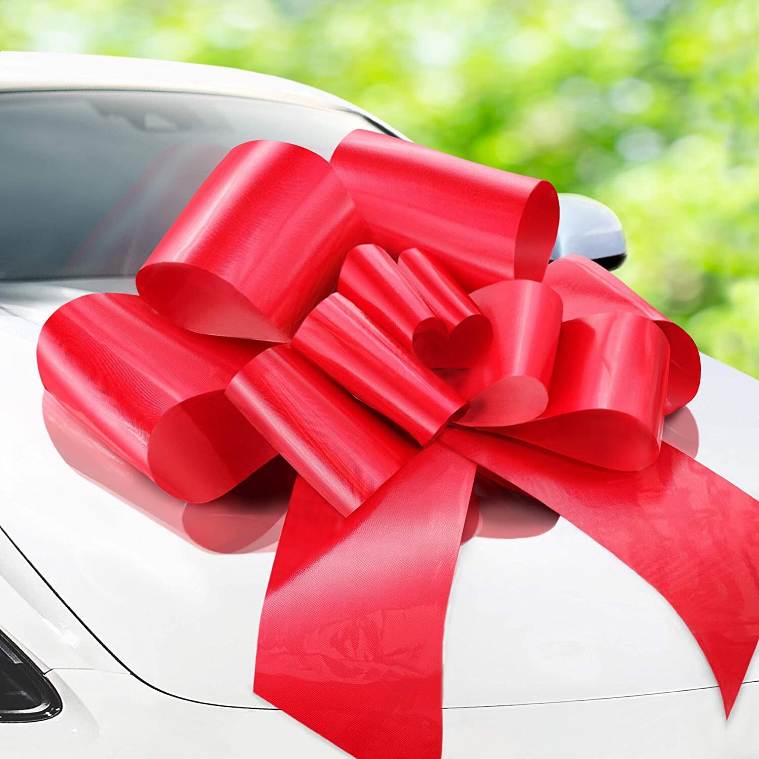 Zoe Deco Big Car Bow (Red, 30 inch), Gift Bows, Giant Bow for Car, Birthday Zoe Deco Big Car Bow (Red, 30 inch), Gift Bows, Giant Bow for Car, Birthday