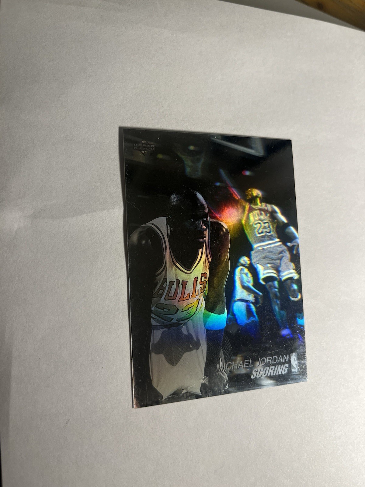 1991-92 Upper Deck UD ~ Award Winner Hologram Scoring #AW1 Michael Jordan  B4