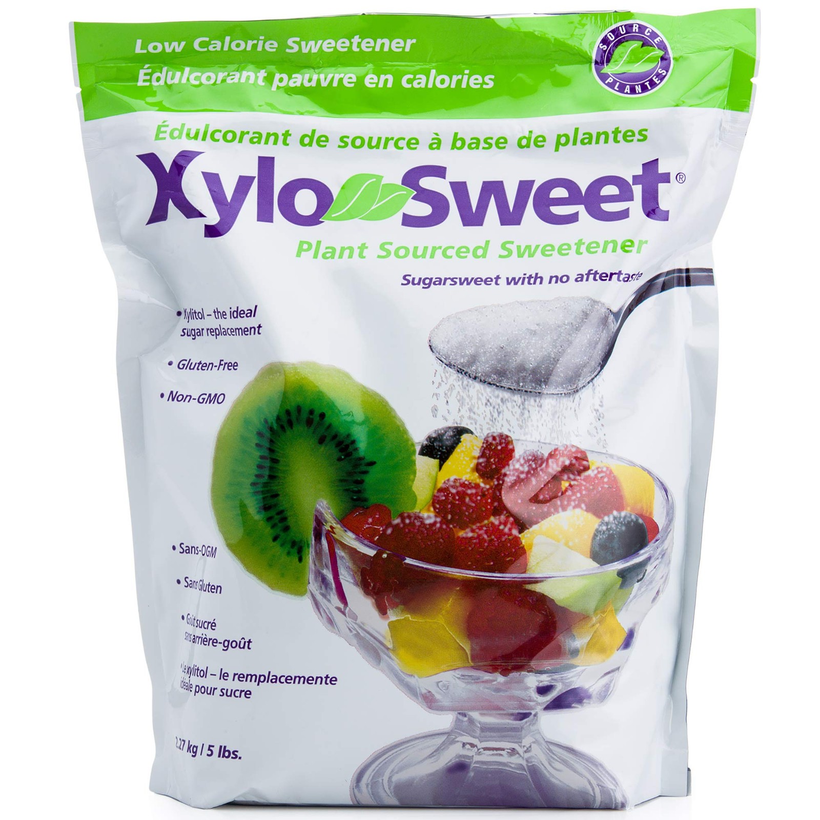 Xlear XyloSweet Plant Sourced Xylitol Sweetener 5 Pound Bag (Pack of 1)