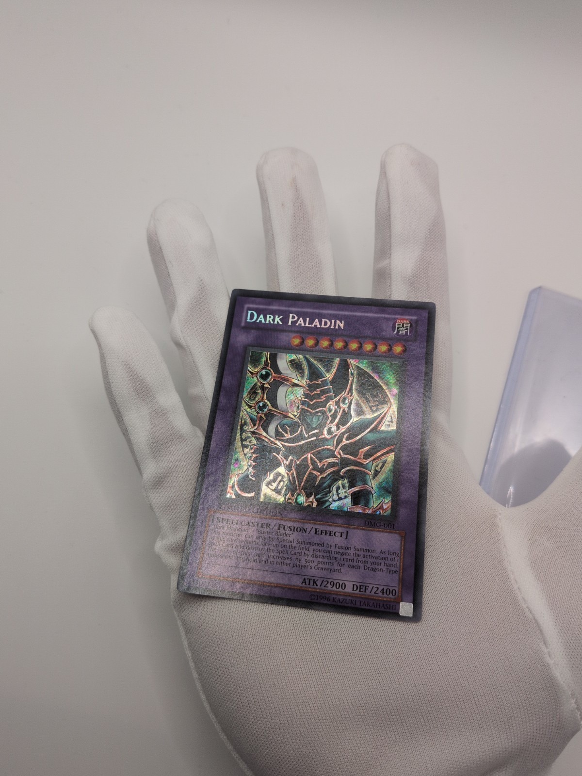 Konami Yu-Gi-Oh Dark Paladin DMG-001 Secret Rare Foil Limited Ed. 2900/2400 Konami Yu-Gi-Oh Dark Paladin DMG-001 Secret Rare Foil Limited Ed. 2900/2400