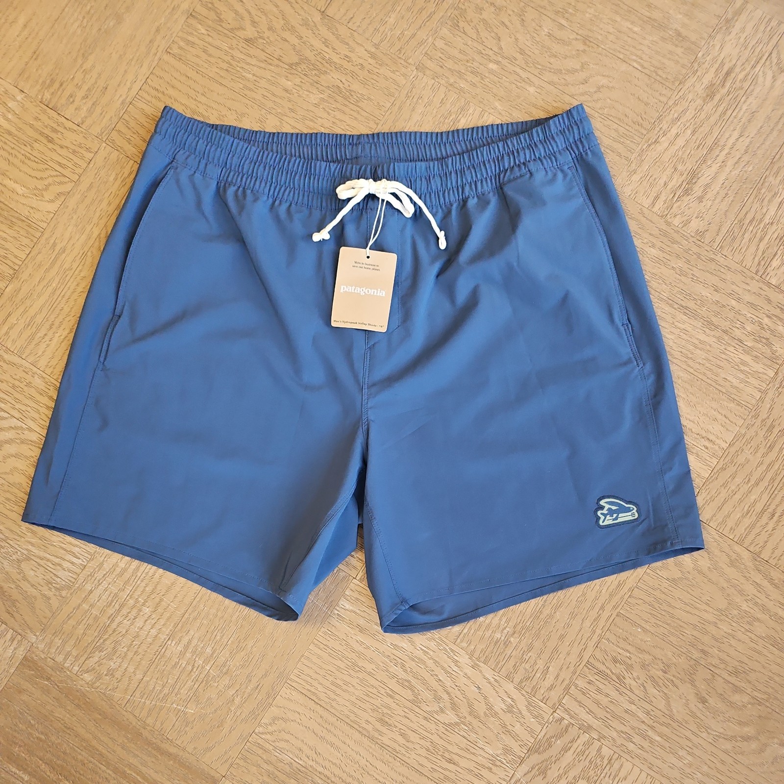 Patagonia Men’s Hydropeak Volley 16in Board Short Large Tidepool Blue NWT Patagonia Men’s Hydropeak Volley 16in Board Short Large Tidepool Blue NWT