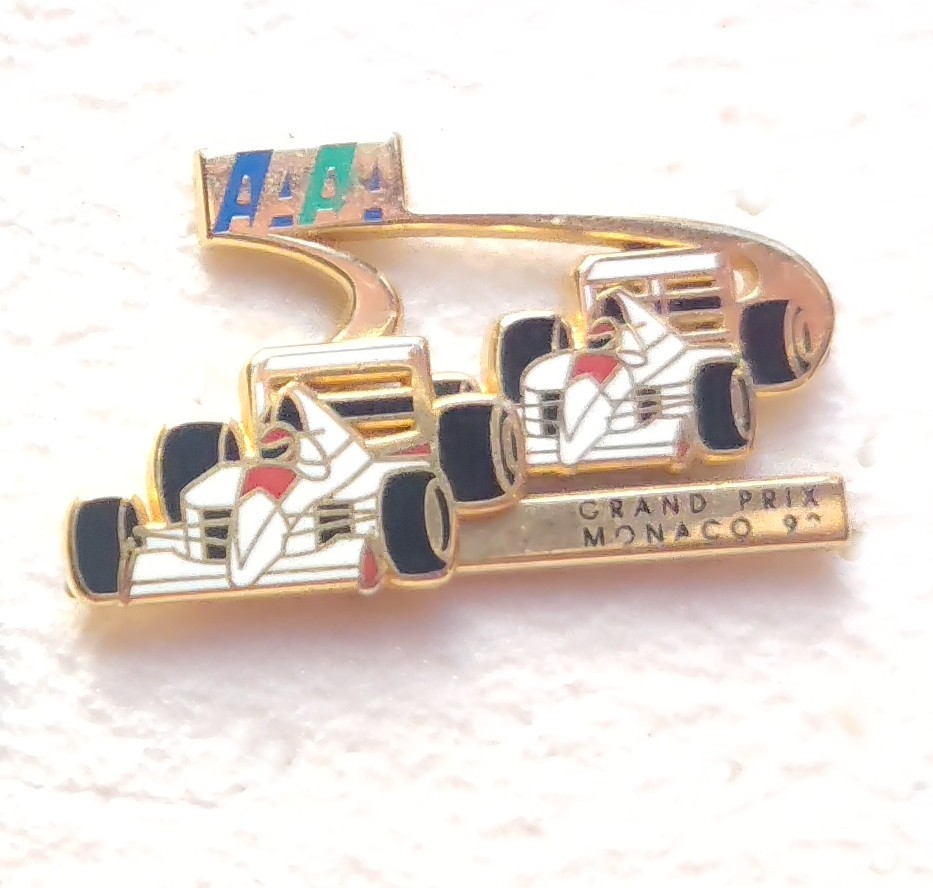 1994 Arthus Bertrand Formula 1 F1 Monaco Grand Prix pin\'s double mold