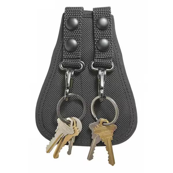 Heros Pride Duty Belt Accessory,Black,Holds Keys 1113 Heros Pride 1113