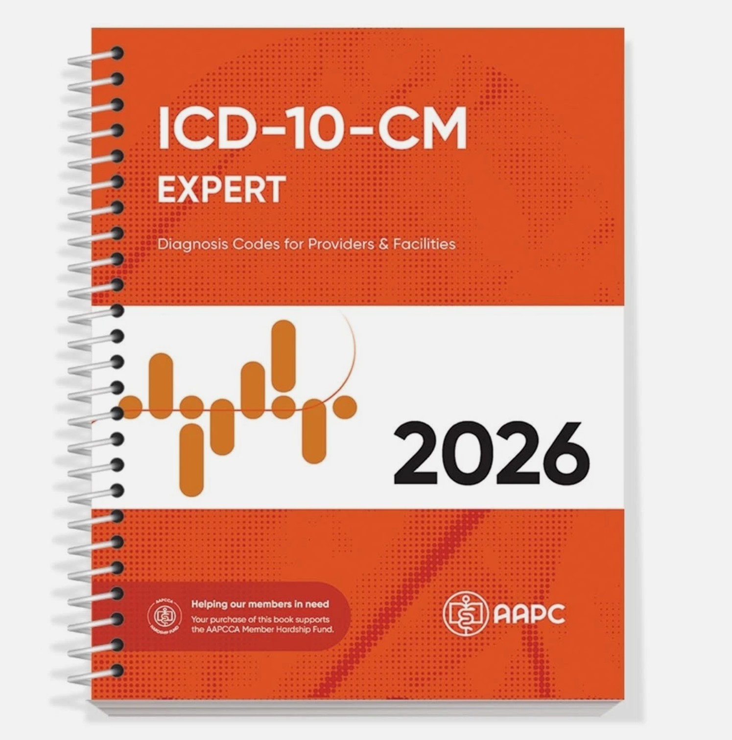 AAPC Official 2026 ICD-10-CM Expert Code Book Diagnosis Codes Spiral Bound NEW