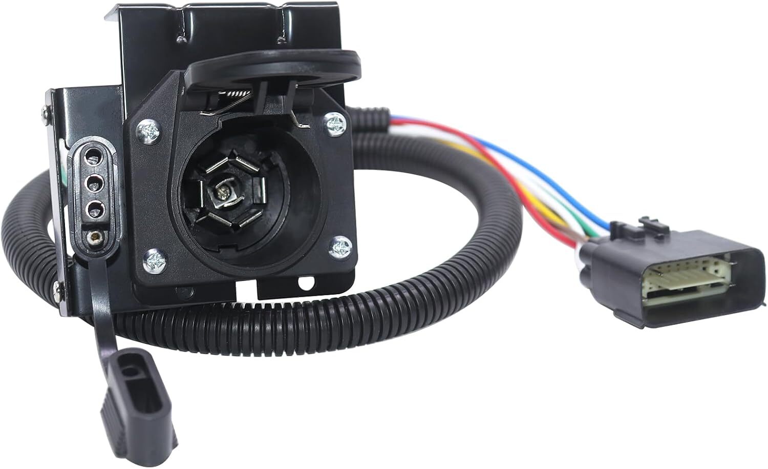 For Tesla Model Y 2020-2024 Multi-Tow 7-Way & 4-Pin Trailer Wiring Tow Harness
