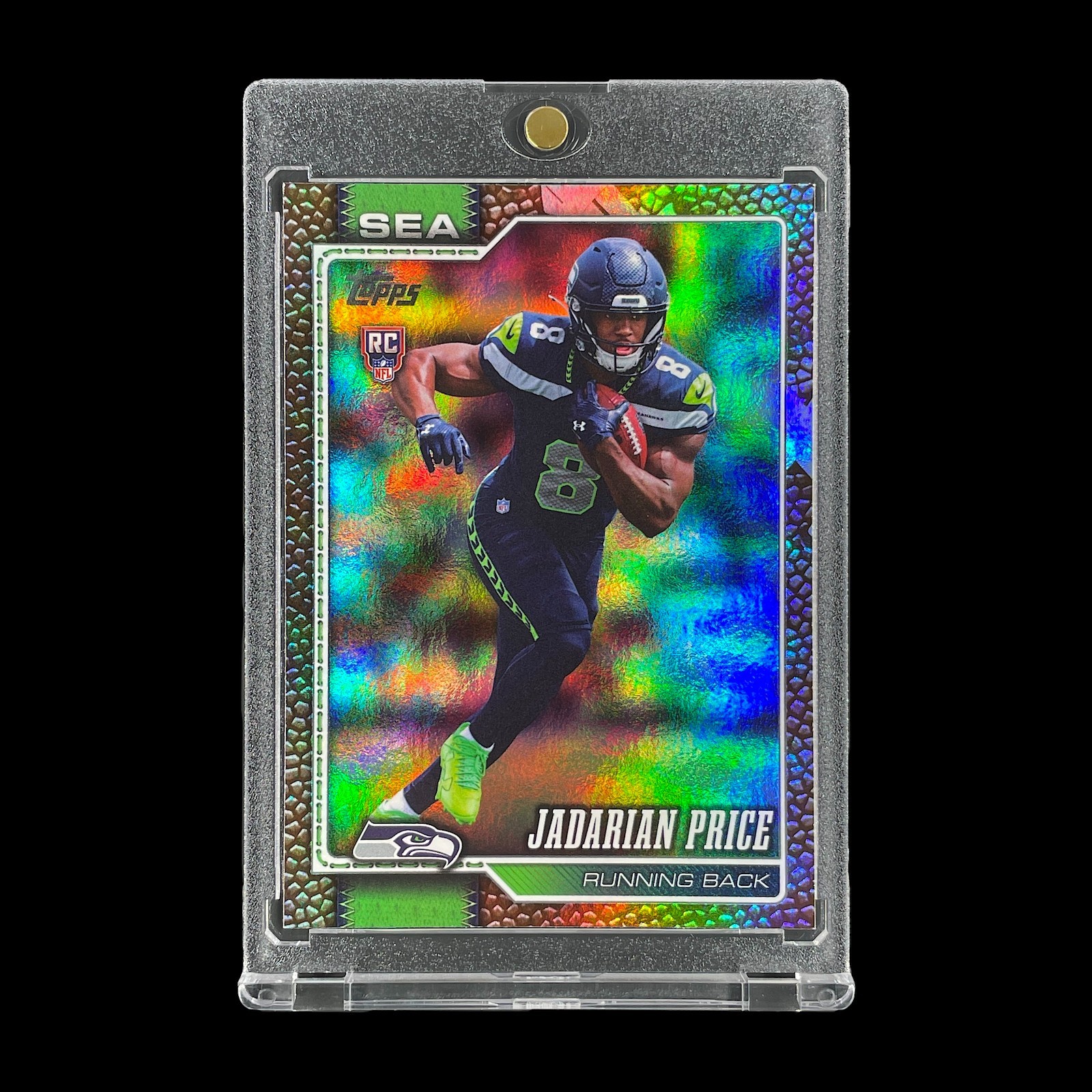 JADARIAN PRICE ROOKIE BROWN LEATHER HOLO FOIL CARD 2026 Topps RC - Seahawks