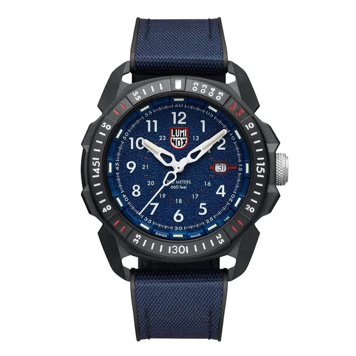 Luminox ICE-SAR Arctic Man's Navy Dial Rubber Strap Watch - XL.1003.ICE NEW