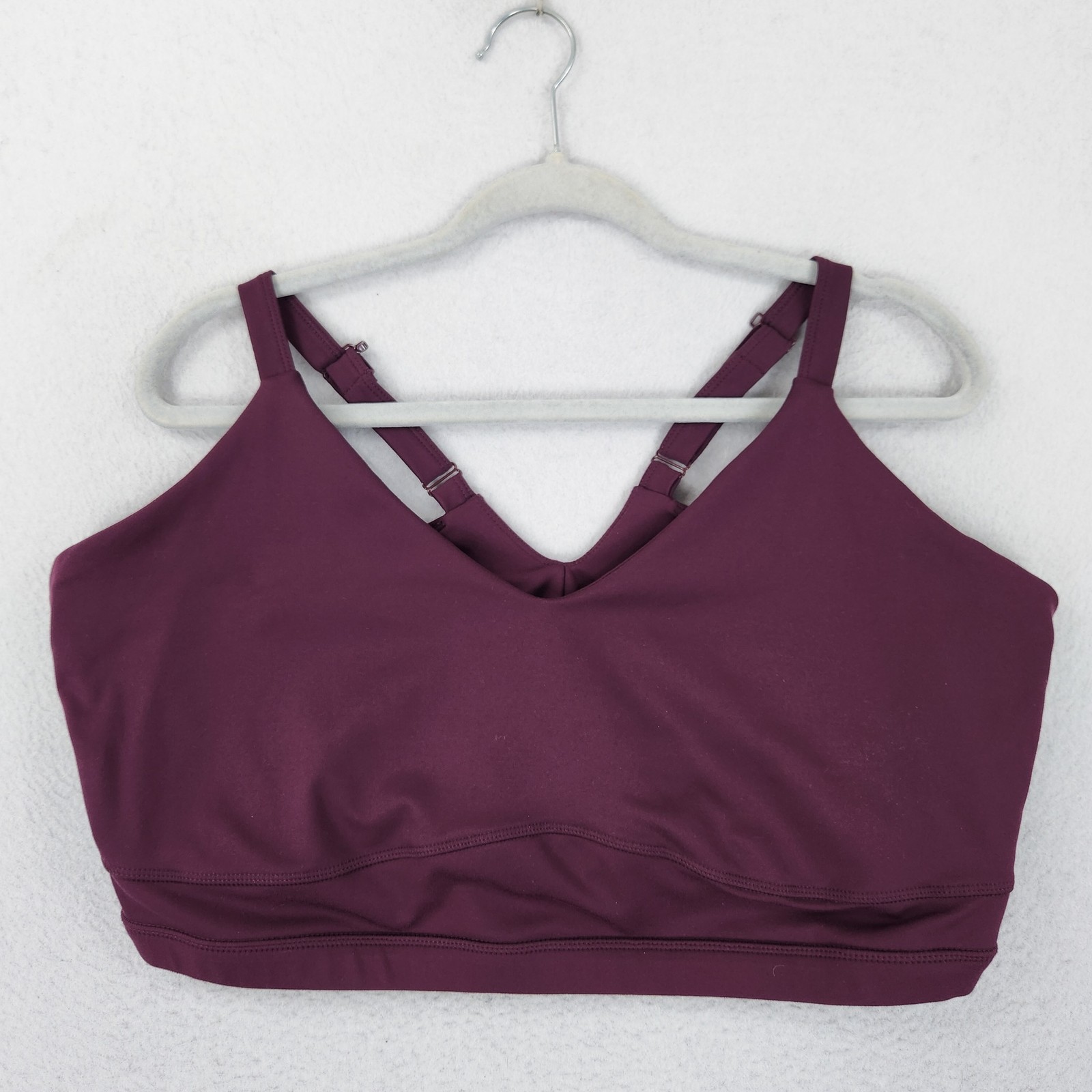 Torrid Sports Bra Womens 3X Purple TRU Performance Butter Soft Wireless Stretch