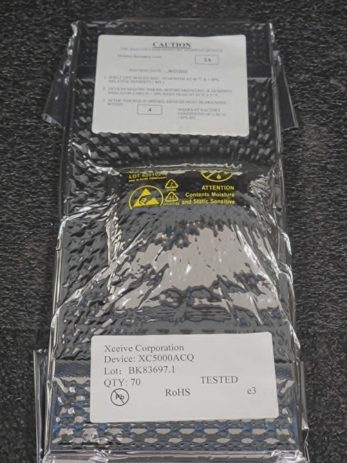 Xceive Corporation XC5000ACQ 	XCEIVE QFN-48 Lot 70pcs RF Tuner IC Chip