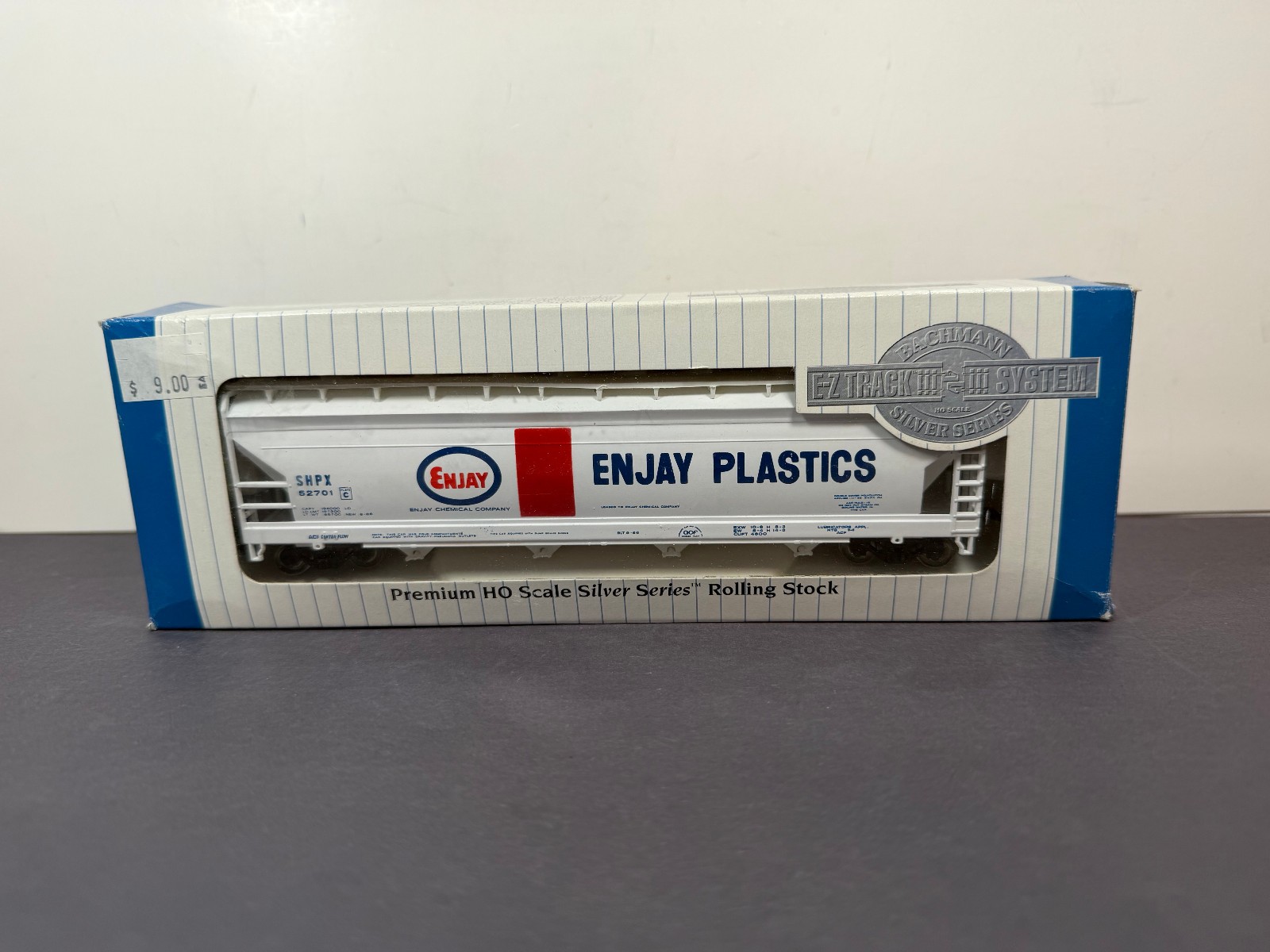 Bachmann E-Z Track HO Scale Train 17544 Center Flow Hopper ENJAY SHPX 52701
