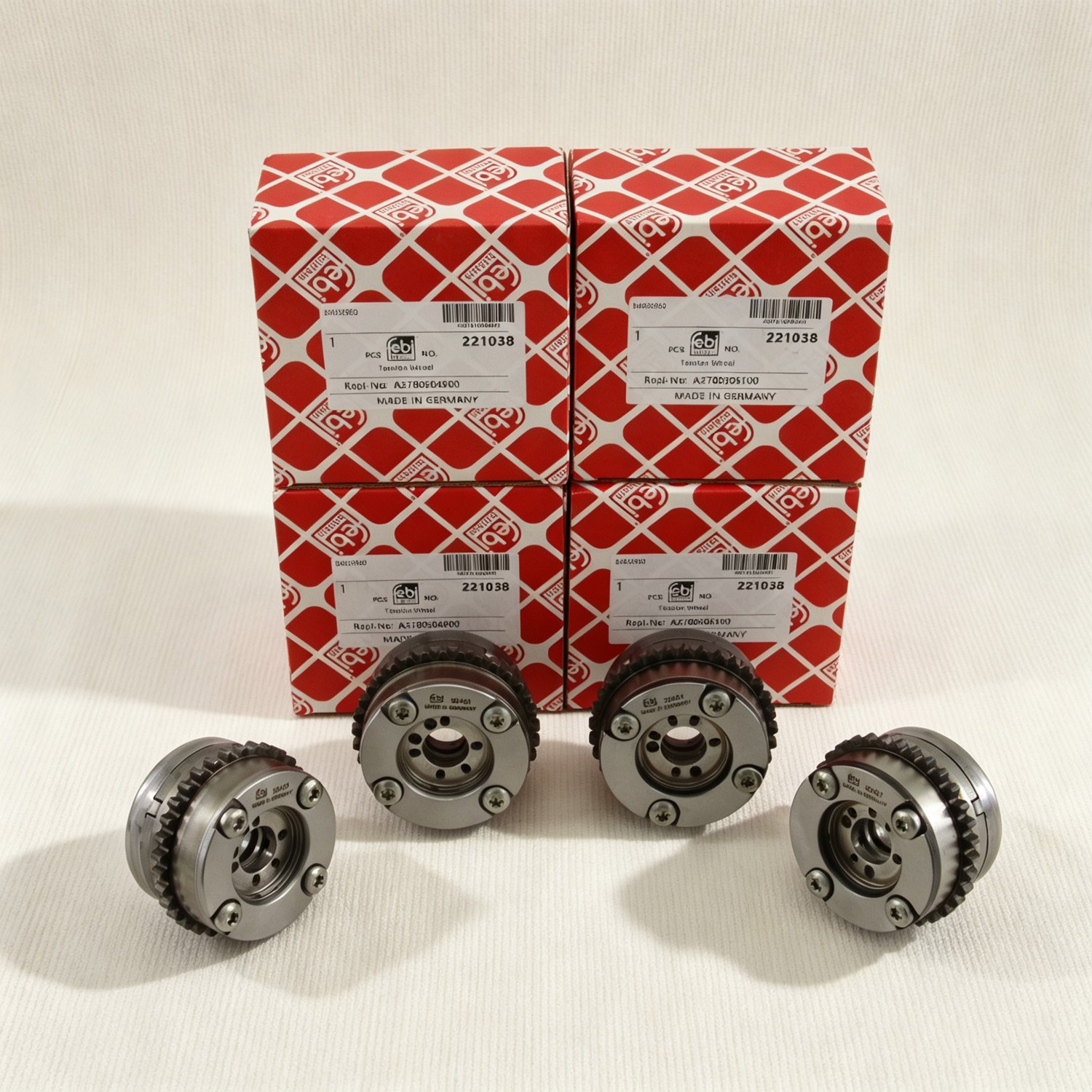 4Pcs Febi Camshaft Adjuster For Mercedes Benz M278 GL450 S550 GL550 4.7T V8 US