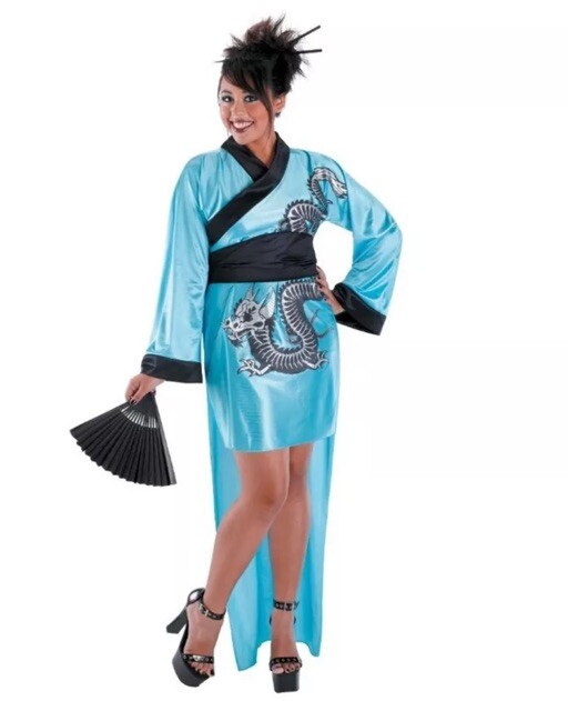 Dragon Geisha Zen Temptress Monster High Doll Halloween Costume MD 7-8 Dragon Geisha Zen Temptress Monster High Doll Halloween Costume MD 7-8