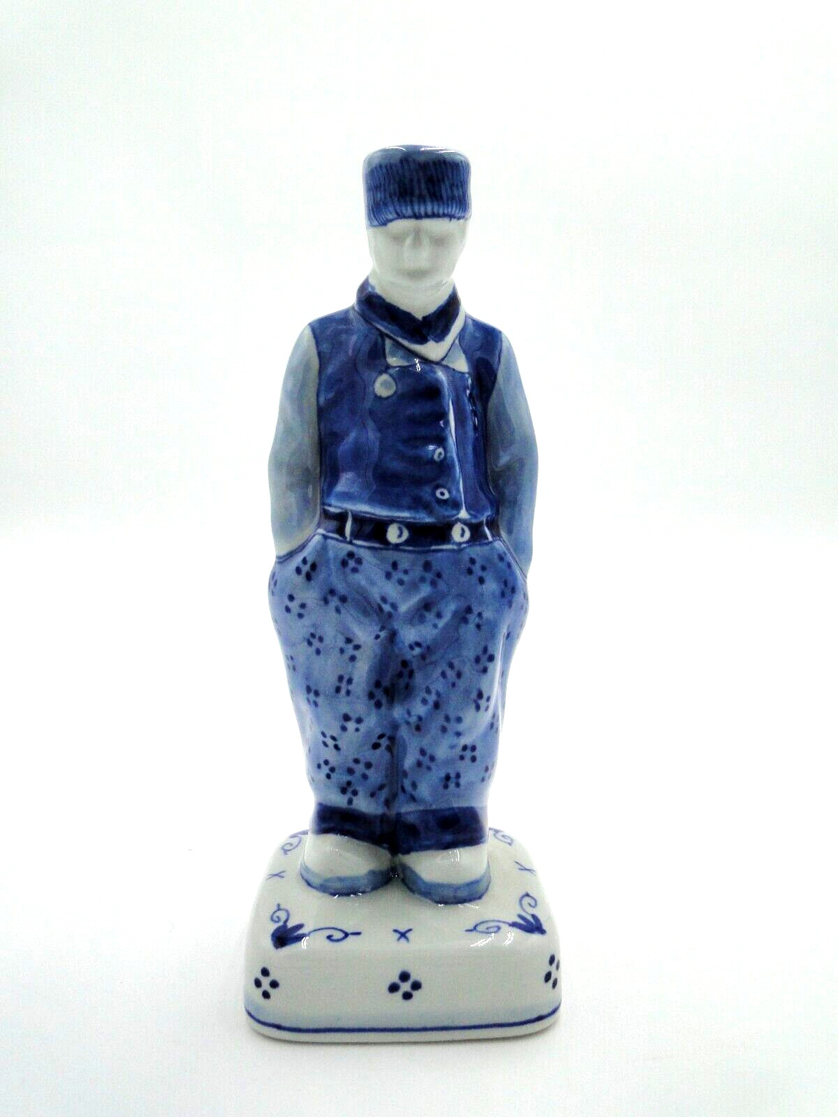 Vintage Royal Delft Farmer Small Figurine 6 1/4” Tall Vintage Royal Delft Farmer Small Figurine 6 1/4” Tall