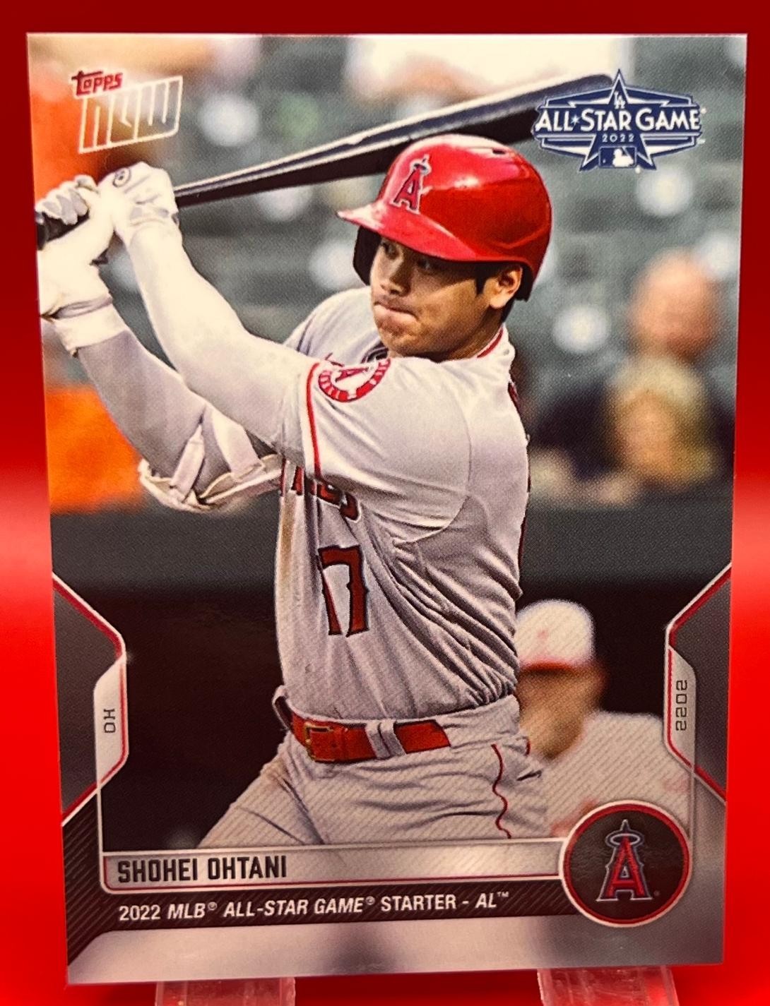 Shohei Ohtani 2022 Topps Now All Star Game Starter #ASG-17 LA Angels Dodgers Shohei Ohtani 2022 Topps Now All Star Game Starter #ASG-17 LA Angels Dodgers