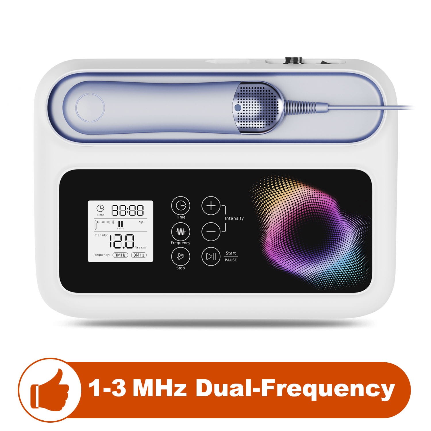 1 & 3 MHz Dual-Frequency Ultrasound Therapy Device Sports Recovery, Scar Repair 1 & 3 MHz Dual-Frequency Ultrasound Therapy Device Sports Recovery, Scar Repair