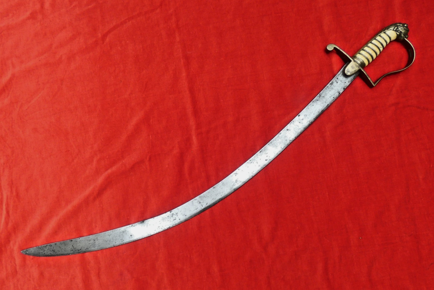 SUPERB ANTIQUE BRITISH 1796 LIGHT CAVALRY OFFICERS SWORD LION HEAD POMMEL dagger