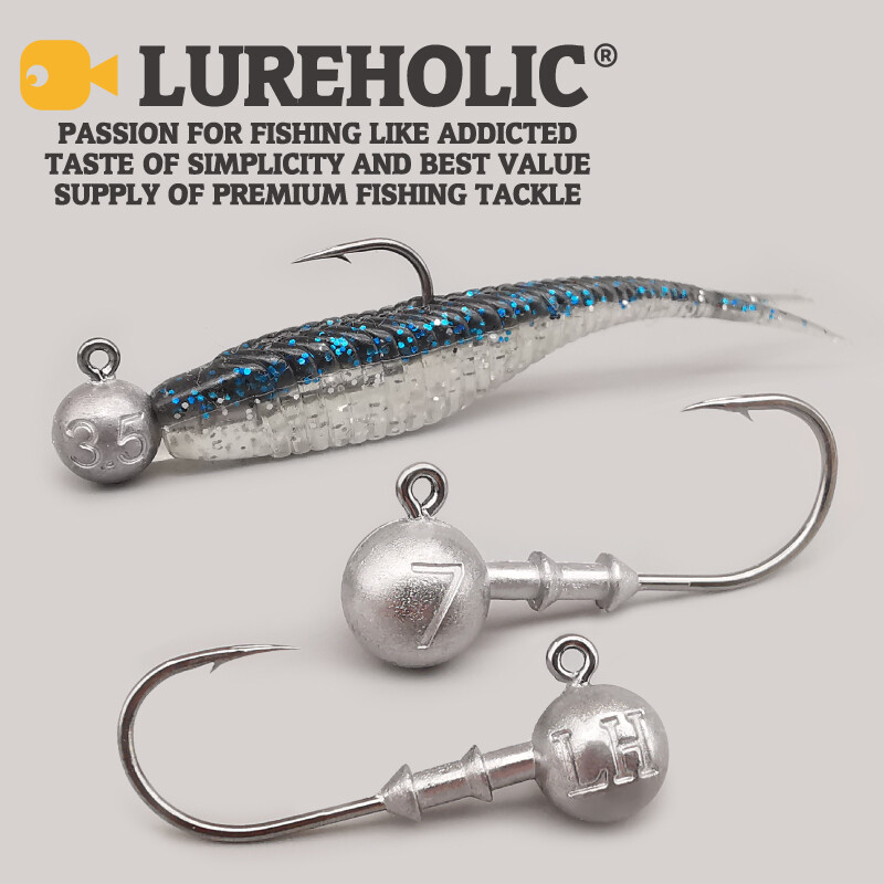 20 Pack 4x Strong Round Jig Head Hook Bass Crappie Trout 1/8 1/6 1/4 1/3 1/2 oz 20 Pack 4x Strong Round Jig Head Hook Bass Crappie Trout 1/8 1/6 1/4 1/3 1/2 oz