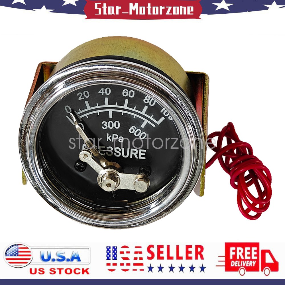 100 PSI Oil Pressure Gauge 05703115 For Murphy 20P-100 Construction Equipment