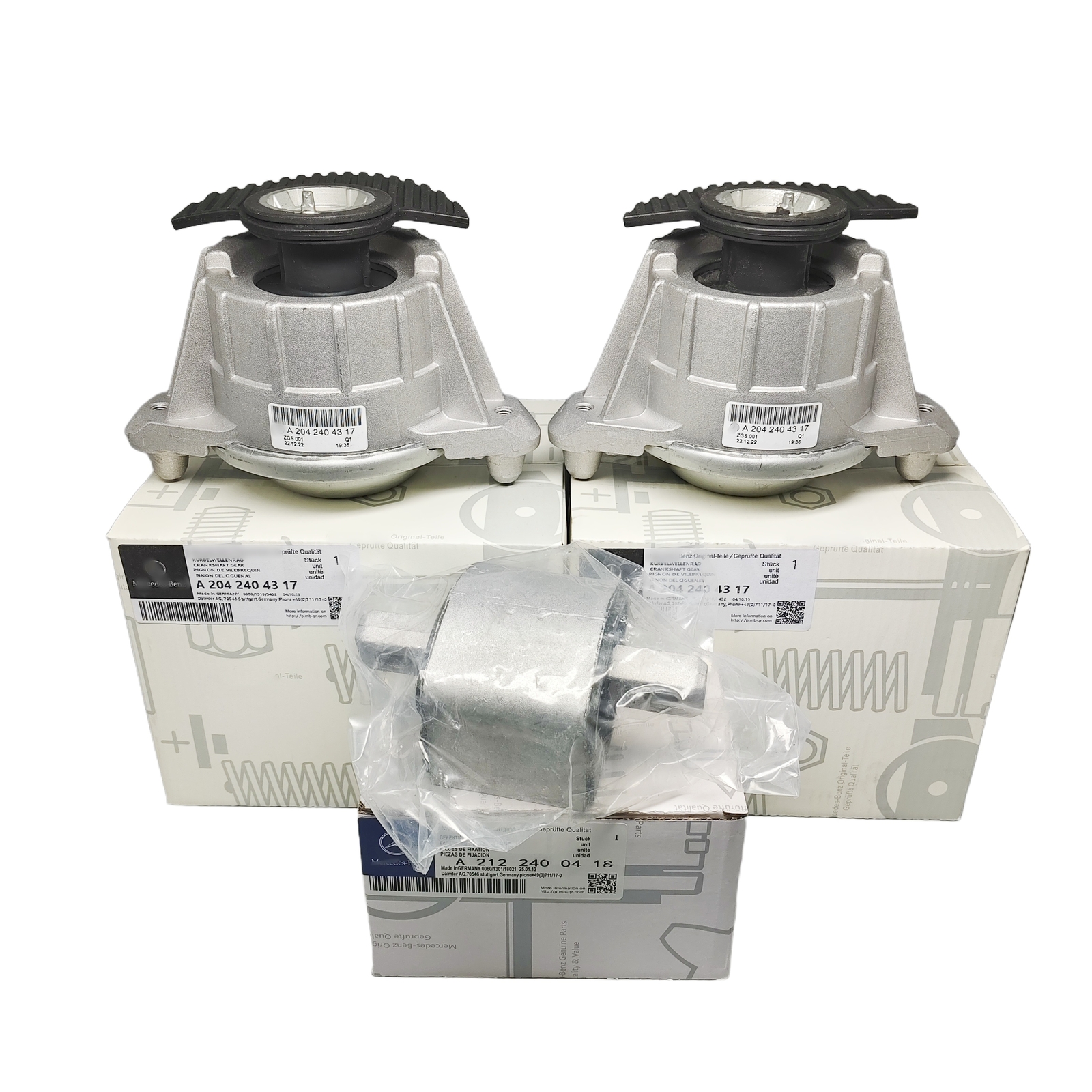 OEM 3 pcs Engine & Transmission Mount for Mercedes E350 E400 C350 C300 3.0 3.5L