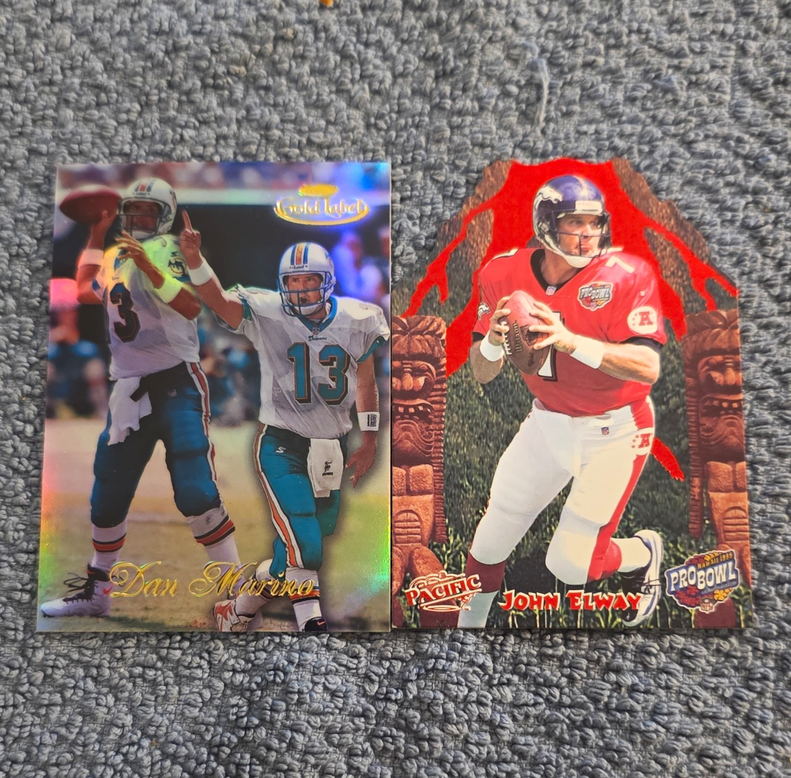 ***VINTAGE***Donruss Preferred 1997 NFL 5-Card Lot Marino Elway Aikman Warner 