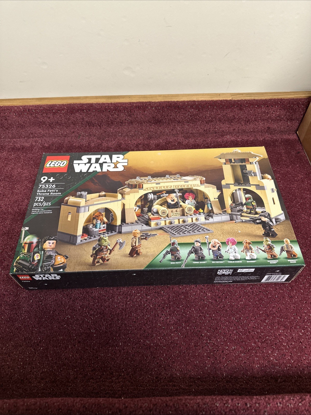 LEGO 75326 Star Wars Boba Fett Throne Room Set NEW RETIRED FACTORY BOX SEALED