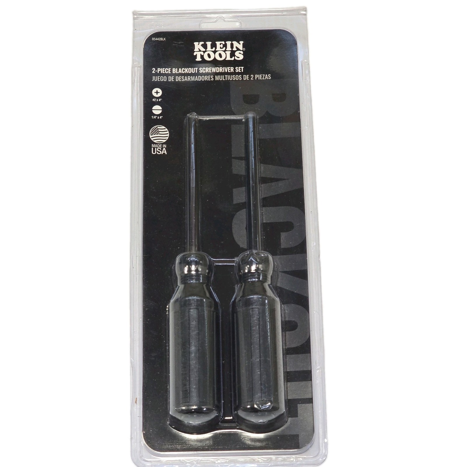 Klein Tools Limited Edition Blackout Series Screwdriver Set 85442BLK Klein Tools Limited Edition Blackout Series Screwdriver Set 85442BLK