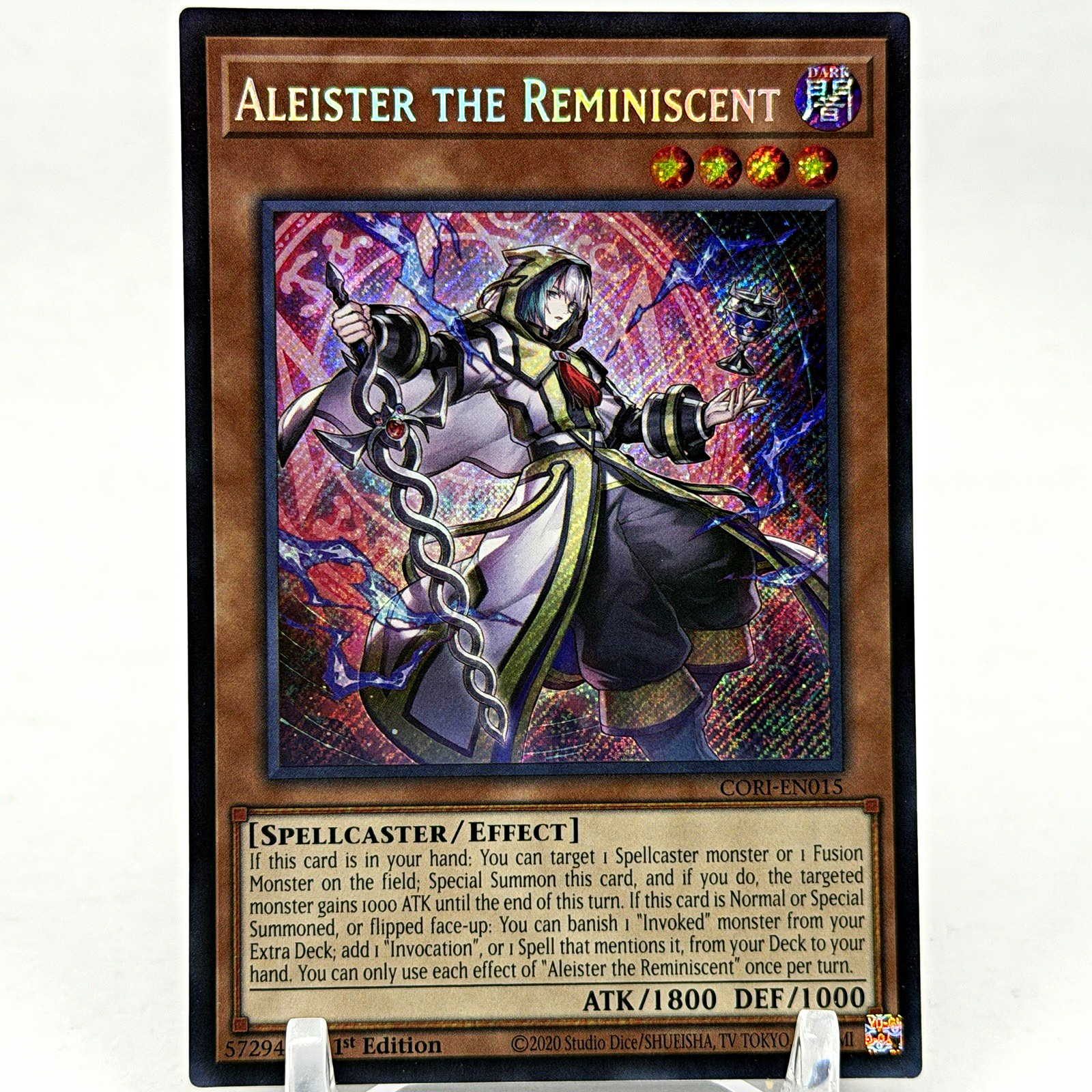 Aleister the Reminiscent CORI-EN015 1st Edition Secret Rare Yugioh