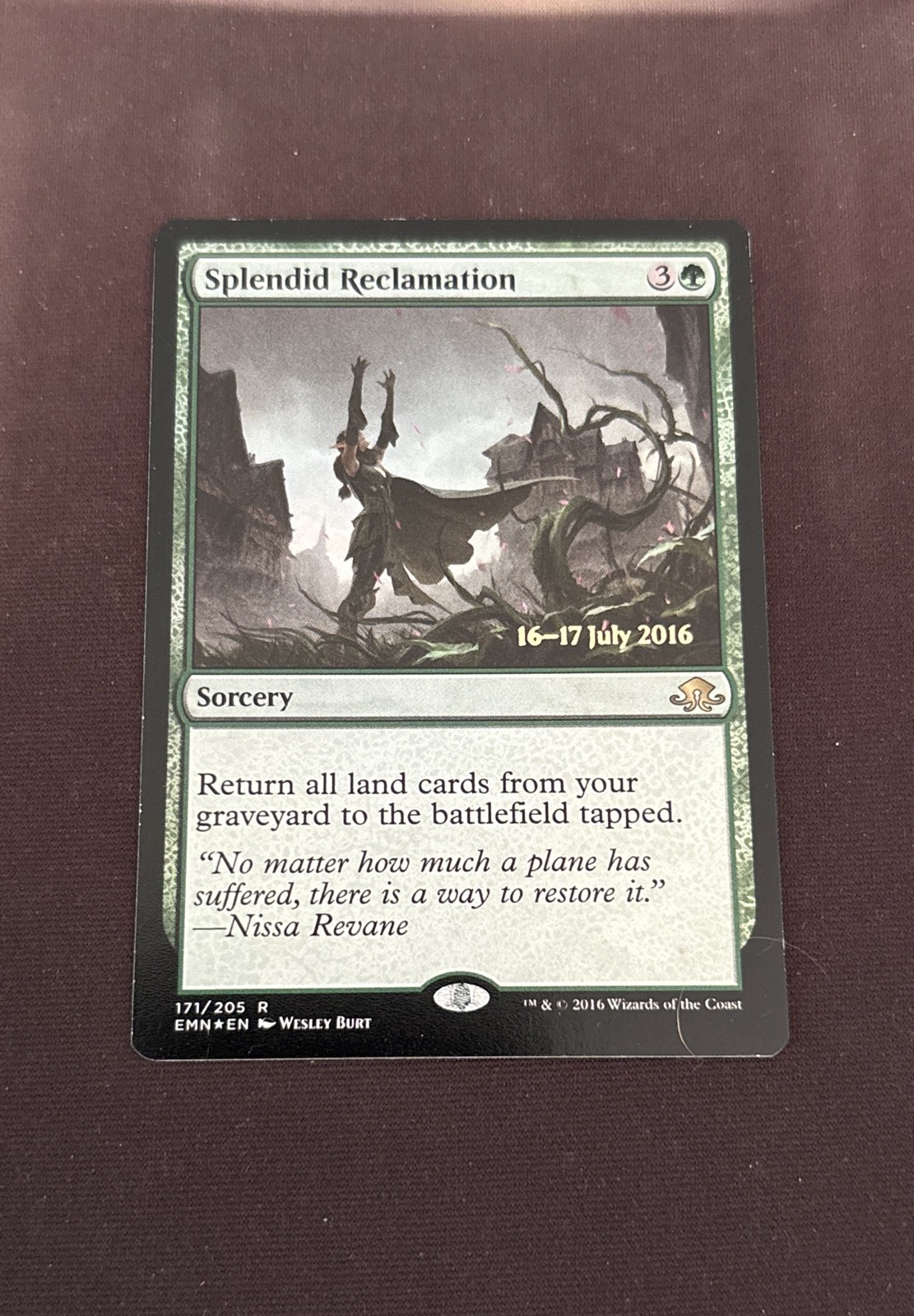 Splendid Reclamation (EMN) Prerelease Cards Foil Splendid Reclamation (EMN) Prerelease Cards Foil