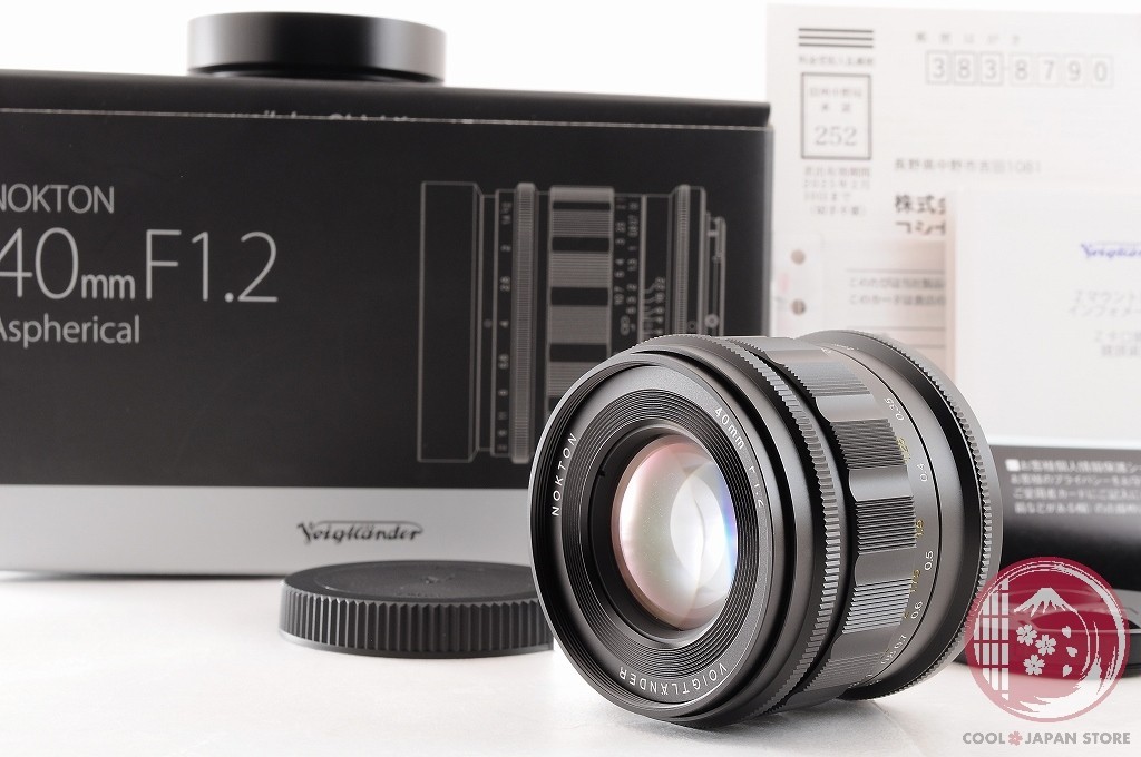 NoShip2US [TOP MINT in Box] Voigtlander NOKTON 40mm f/1.2 NIKON from Japan Lw97