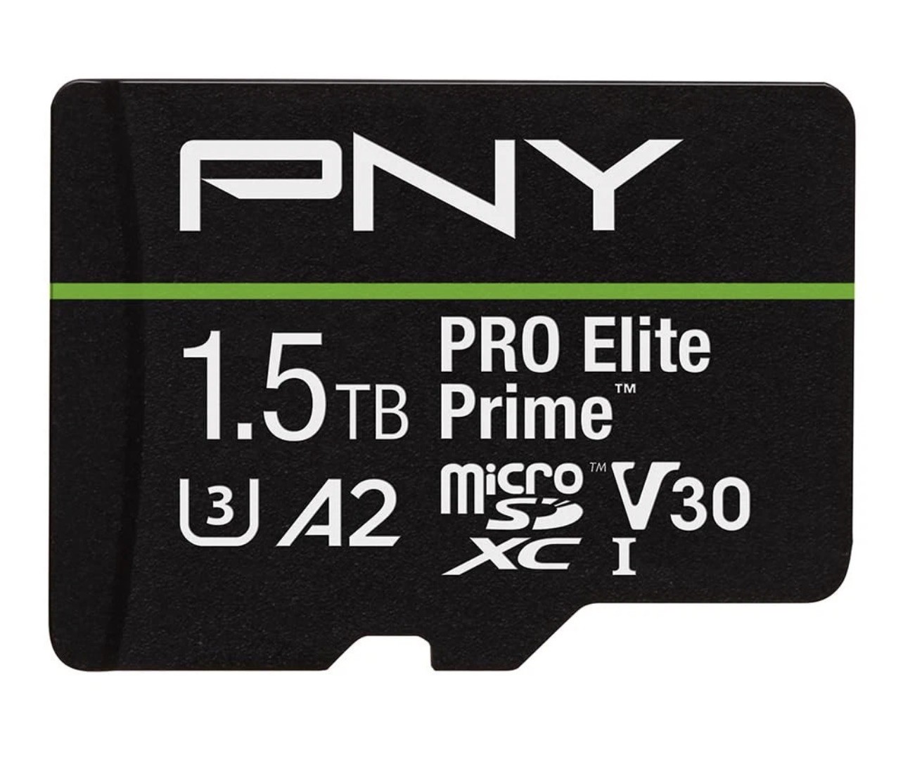 PNY 1.5TB PRO Elite Prime™ C10 U3 V30 A2 microSDXC Flash Memory 1.5TB, Black PNY 1.5TB PRO Elite Prime™ C10 U3 V30 A2 microSDXC Flash Memory 1.5TB, Black