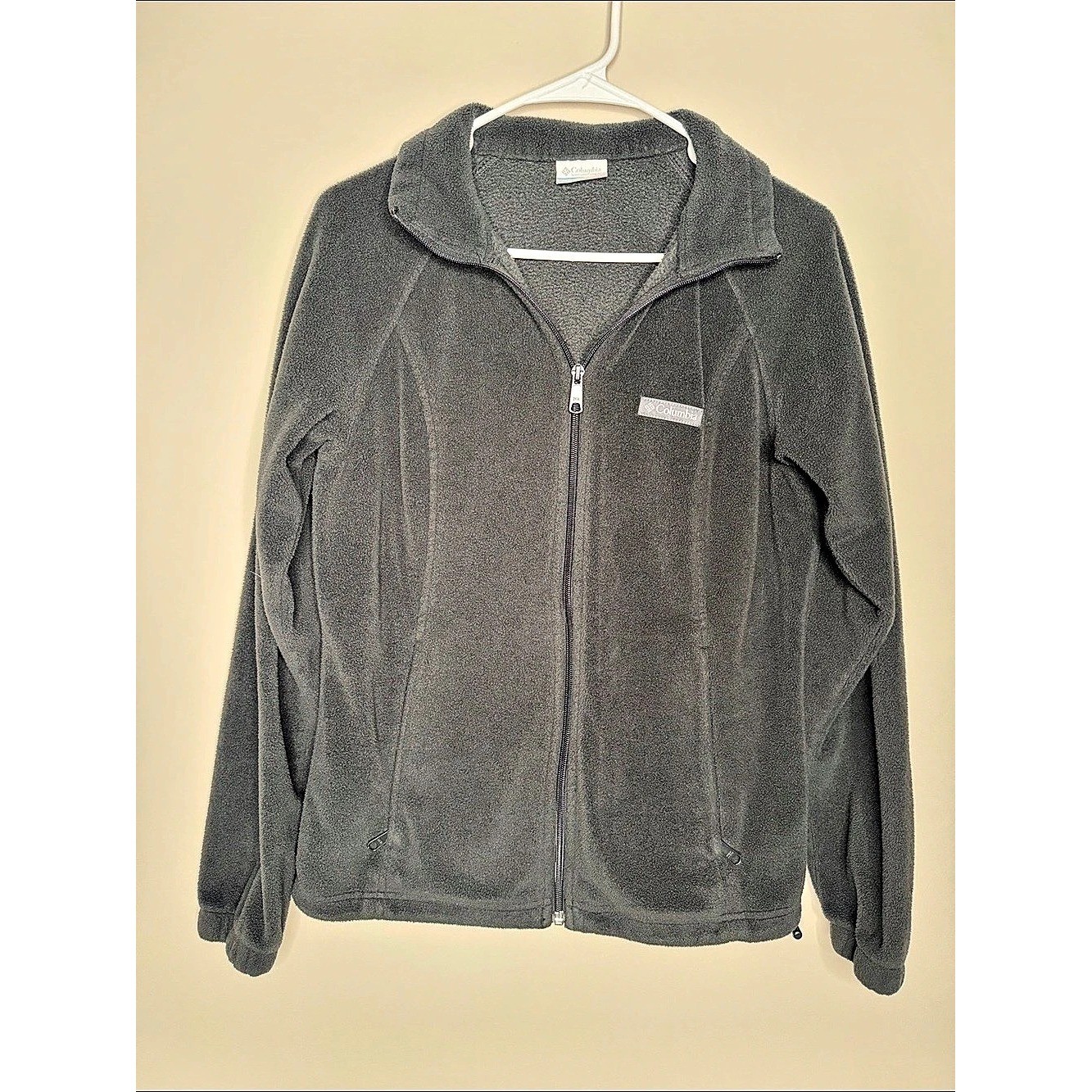 Columbia Benton Springs Full Zip Fleece Jacket Gray Size Medium Columbia Benton Springs Full Zip Fleece Jacket Gray Size Medium