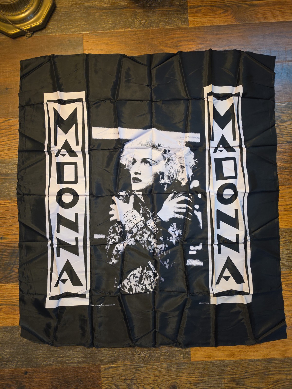 Vintage 1989 Madonna Boy Toy NOS Fabric Banner Nikry Official 38x43.5