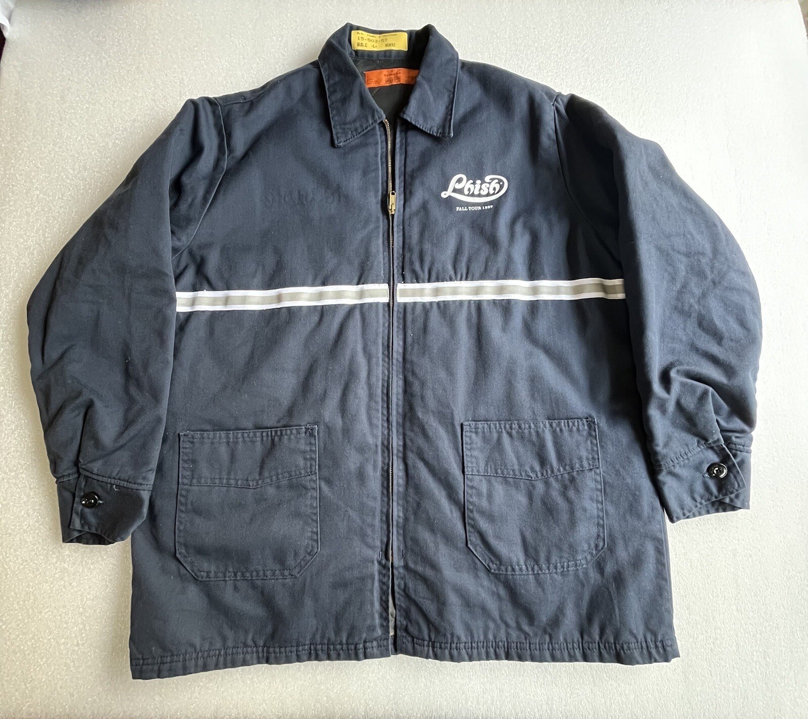Phish Fall Tour 1997 Uniform Jacket WorkWear Rare Promo Gift Crew Men’s Large Phish Fall Tour 1997 Uniform Jacket WorkWear Rare Promo Gift Crew Men’s Large