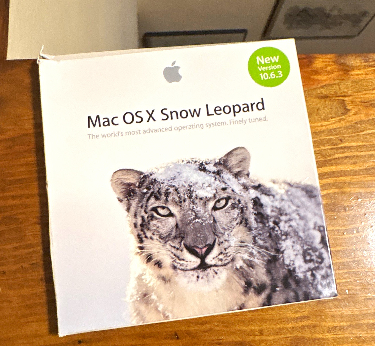 Apple Mac OS X Snow Leopard 10.6.3 Operating System Software DVD Disc, vintage