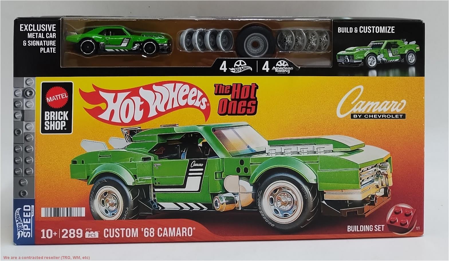 Mattel Brick Shop Hot Wheels Custom 68 Camaro Building Kit - 289pc SEE DETAILS Mattel Brick Shop Hot Wheels Custom 68 Camaro Building Kit - 289pc SEE DETAILS