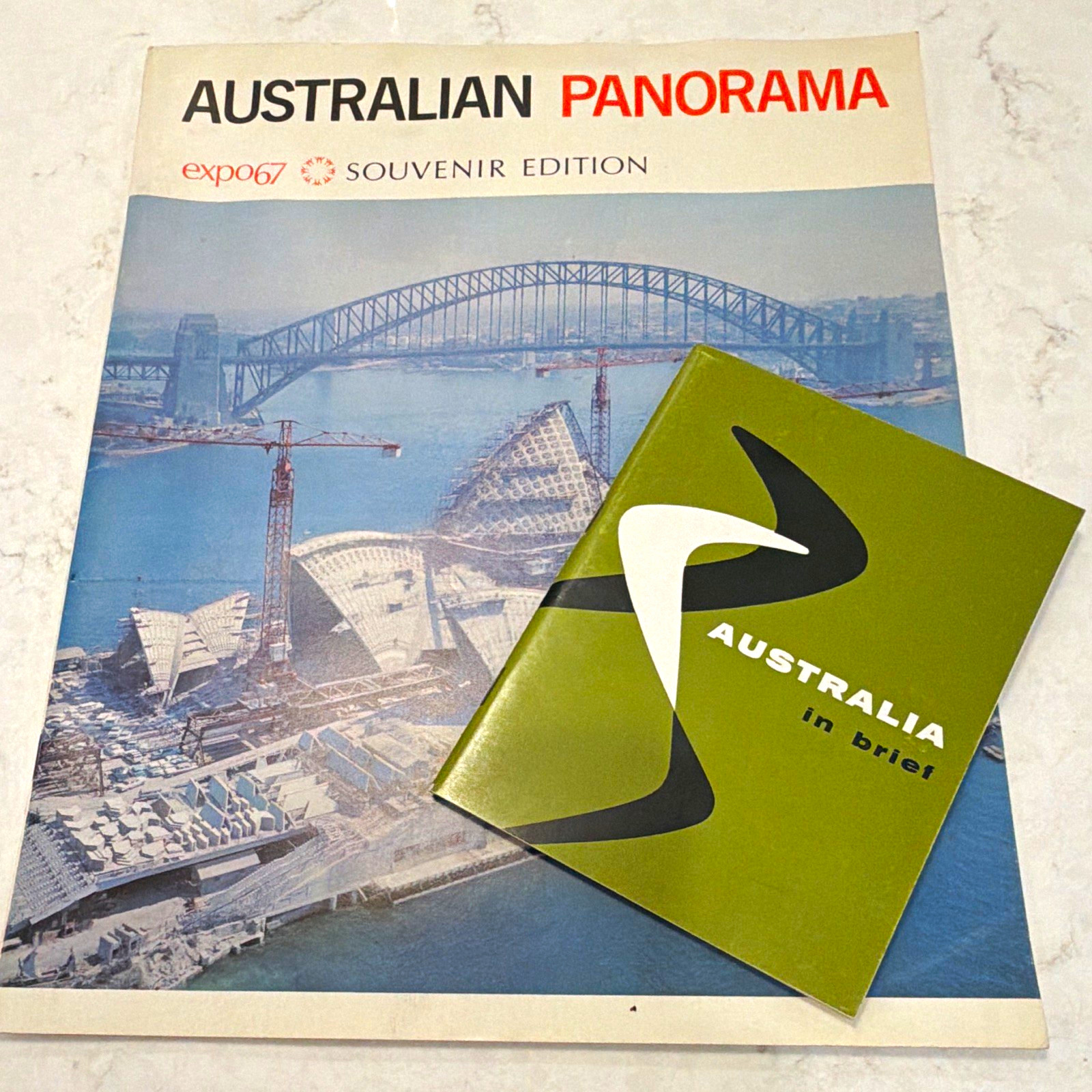 Vintage Expo 67 Montreal Australia Pavilion Booklet Lot (2) 1966 1967 Souvenirs