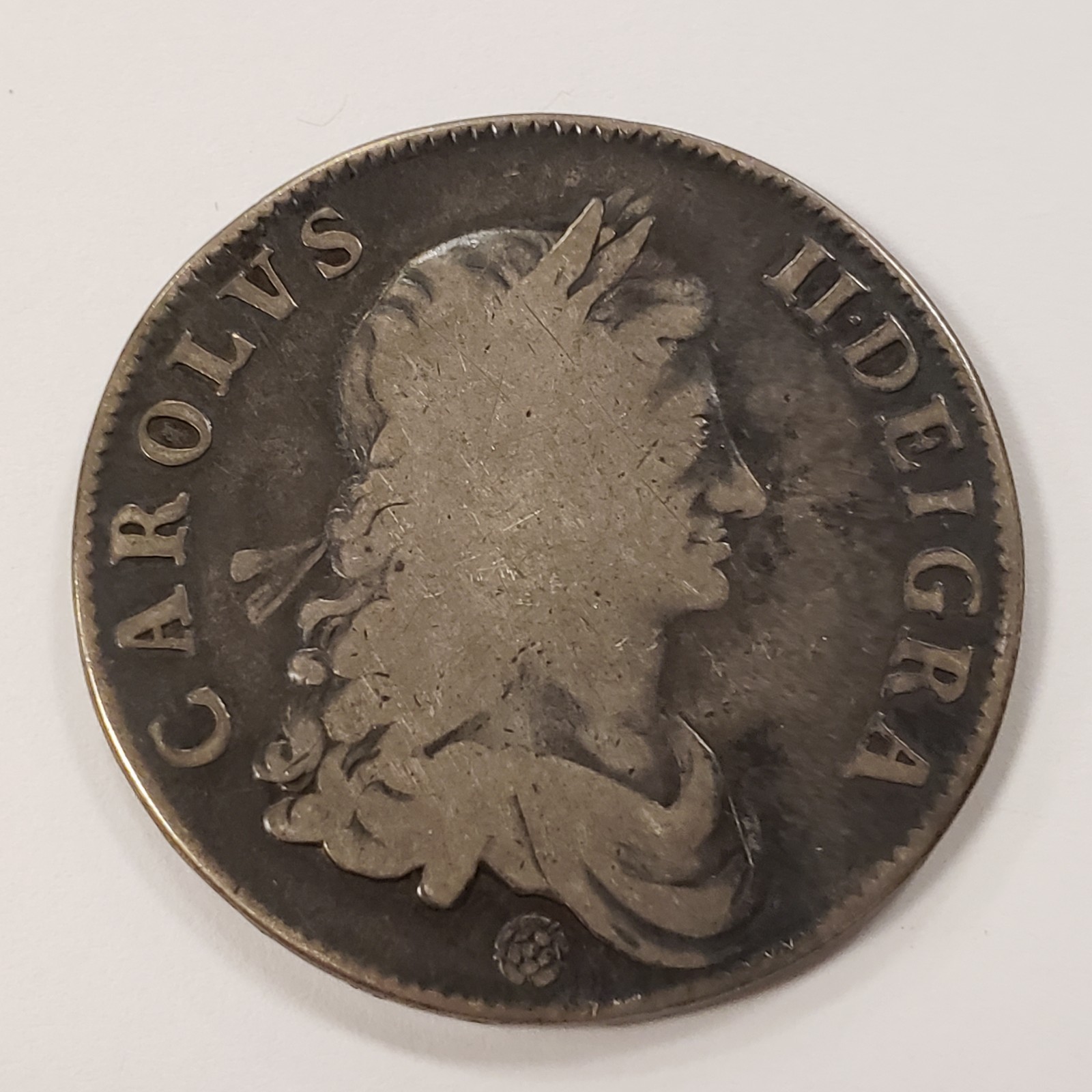 1662 Great Britain Silver Crown .8605 ASW - Original F - KM417.1 - SKU-Q5200