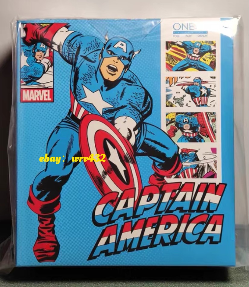 IN Stock！Mezco 1/12 Collective Captain America Silver Age Edition Action Figures